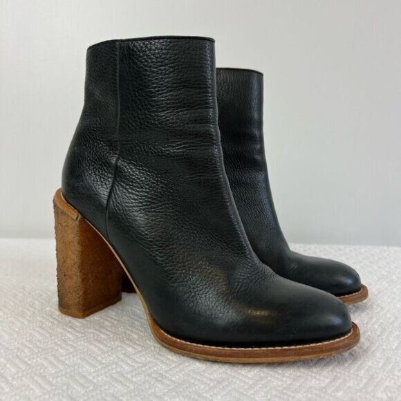 See by Chloé Edith Ankle Boot Women's 38.5 US 8.5 Black 100% Calf-Skin Leather - Picture 14 of 14